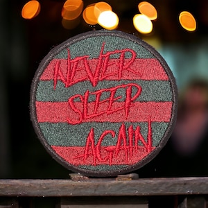 Freddy Frueger Inspired Patch | Horror Movie Patch | Freddy Frueger | Nightmare on Elm Street