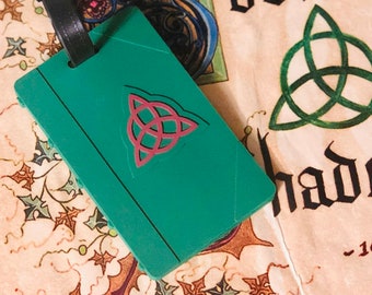 Charmed Inspired Book of Shadows Luggage Tag