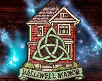 Halliwell Manor Patch: Charmed Inspired Embroidered Collectible (4" x 3.25")