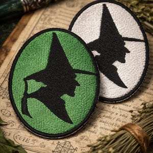 Witch Cameo Patch | Wicked Witch of the West Inspired Patch | Wizard of Oz Cameo Embroidered Patch