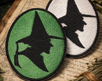 Witch Cameo Patch | Wicked Witch of the West Inspired Patch | Wizard of Oz Cameo Embroidered Patch