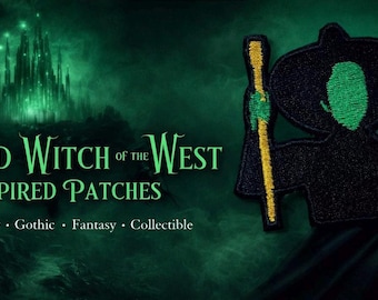 Wicked Witch of the West Inspired Patch | Oz Patch | Wizard of Oz Inspired Patch | Emerald City Inspired Patch