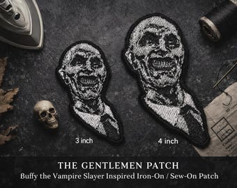 The Gentlemen Patch – Buffy the Vampire Slayer Inspired Iron-On / Sew-On Patch