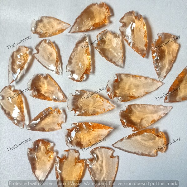 Yellow Glass Stones Etsy