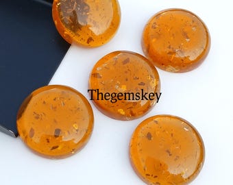 Baltic Amber Round Calibrated Gemstone For Jewelry  5mm to 25mm
