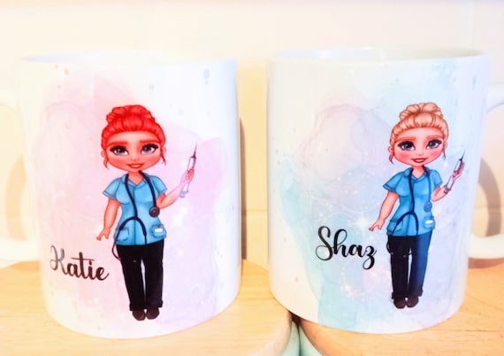 Personalised Nurse HCA Mug Gift, Nurse Gifts, Nurse Thank you Gift, NHS Nurse Gift, NHS Gifts, Front Line Key-worker Gifts, Thank you Gifts