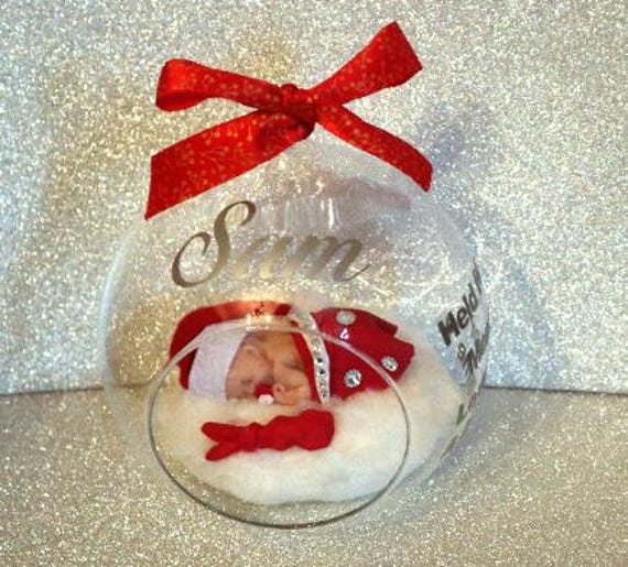 Personalised Christmas Angel Baby Keepsake Miscarriage Stillborn Born Sleeping Memory Bauble Lost Infant Infant Loss Keepsake