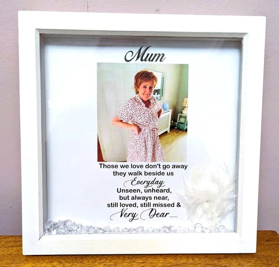 Personalized Memorial Photo Frame Bereavement Sad Loss Memorial Gift Bereavement Gift Loss of Mother, Loss of Father, Loss of Son/Daughter