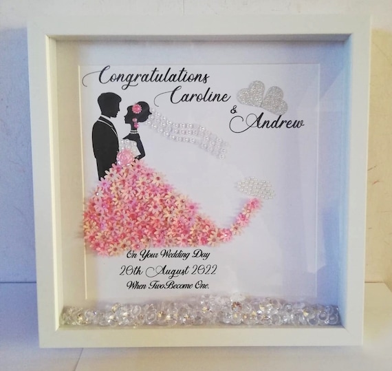 Personalized Bride and Groom Photo Wedding Gift, Mr & Mrs Wedding Day Present, Gift For Bride on Special Day, Anniversary Gifts Wedding Gift