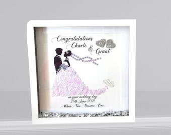 Personalized Bride and Groom Photo Wedding Gift, Mr & Mrs Wedding Day Present, Gift For Bride on Special Day, Anniversary Gifts Wedding Gift