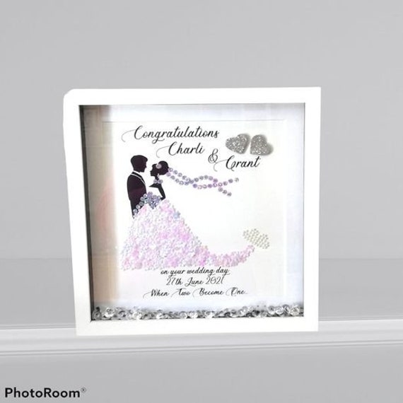 Personalized Bride and Groom Photo Wedding Gift, Mr & Mrs Wedding Day Present, Gift For Bride on Special Day, Anniversary Gifts Wedding Gift