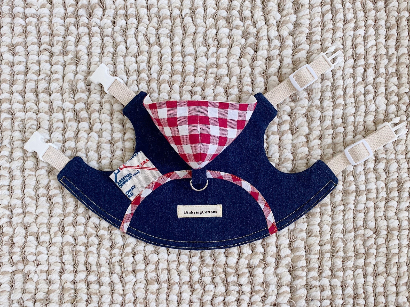 Hooded Pet Rabbit Harness Adjustable Small Pet Harness Bunny Etsy