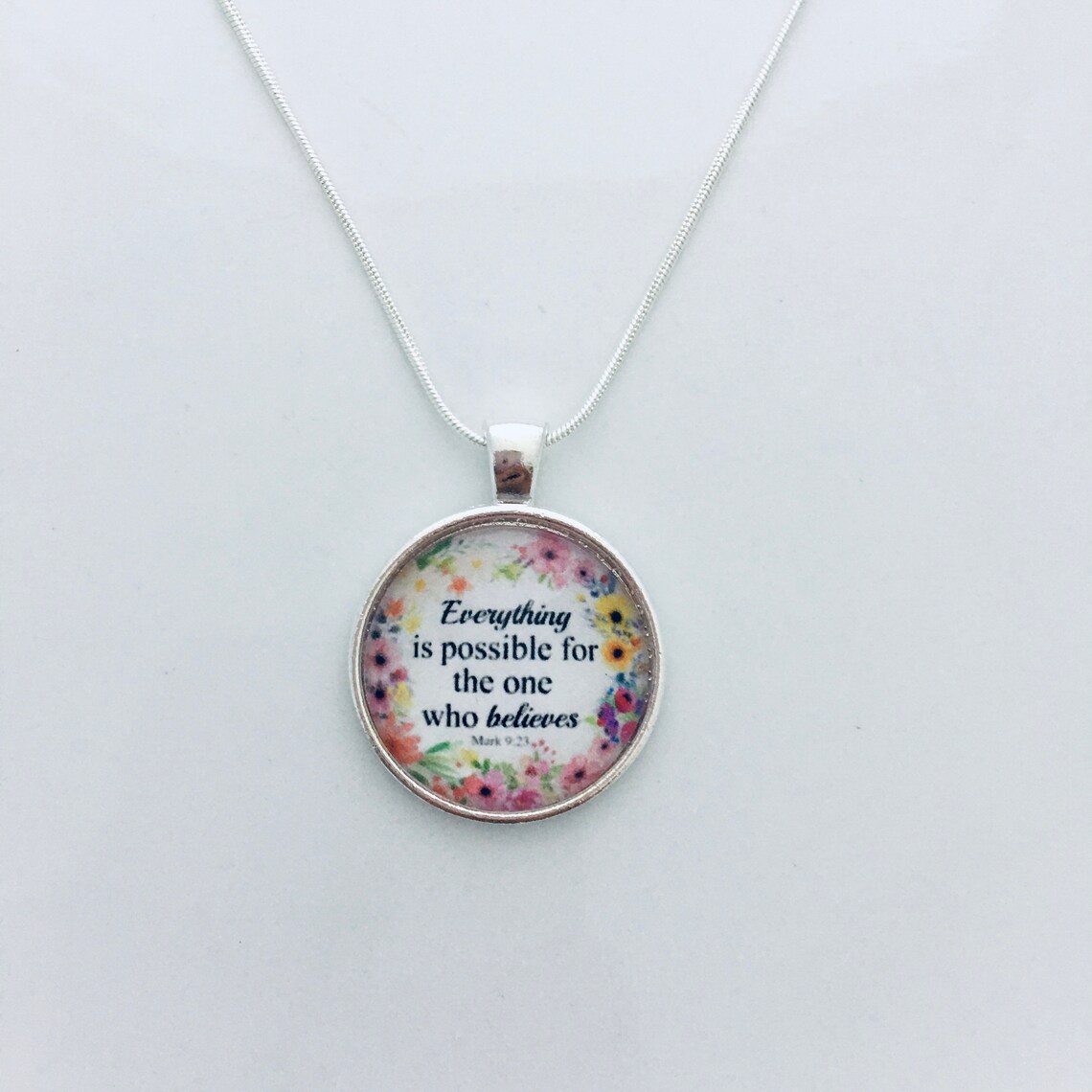 Bible Verse Necklace Christian Jewelry Set for Women Etsy