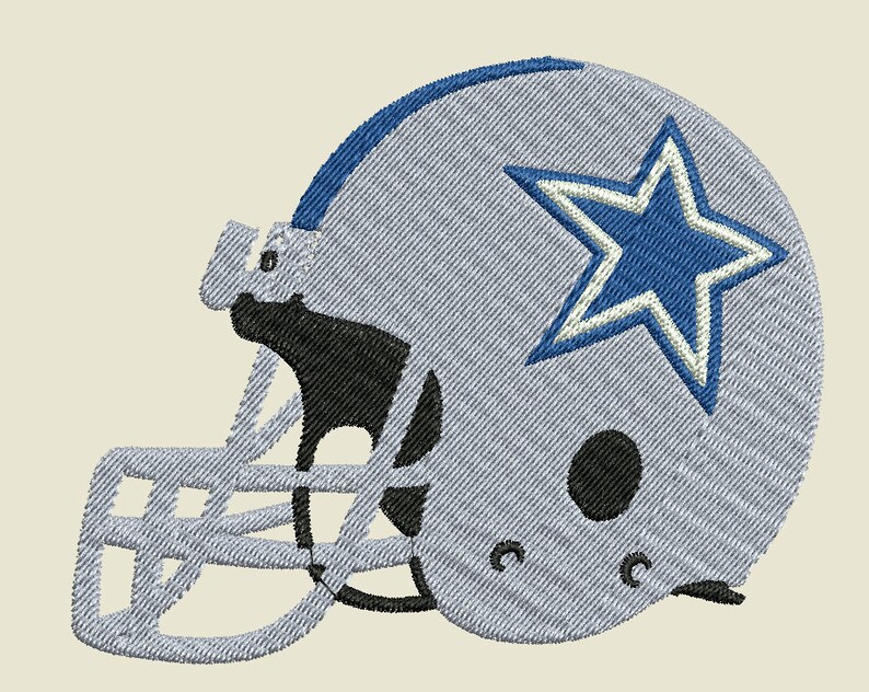 Dallas cowboys logo embroidery design in pes vp3 jef dst 11 | Etsy