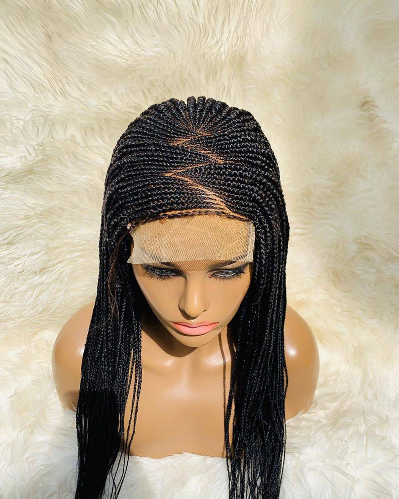 Braided Wig. Full lace braided wig Nigeria Etsy