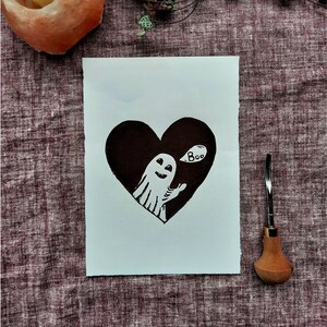 Ghost Love | Small Blockprint