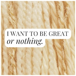 Little Women Sticker – I Want to Be a Great or Nothing – Jo March Quote – Bookish Feminist Sticker – For Laptop Water Bottle Journal & More