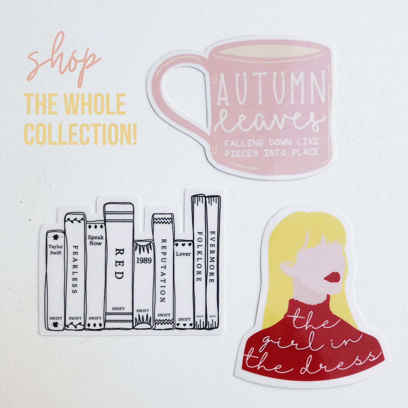 Taylor Swift Albums Taylor Swift Stickers | Etsy