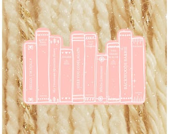 Girly Music Sticker – Dolly Albums – Parton Quote – Aesthetic Girlhood – Sparkly Pink – For Laptop Water Bottle Journal & More