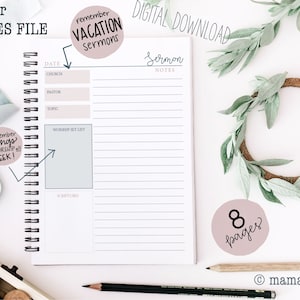 Faith Planners / Digital Faith Planner inserts/ Prayer and Bible Study Printable / Scripture Study printable / Verse Study /