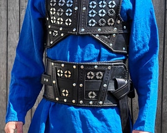 Leather Viking armor handmade