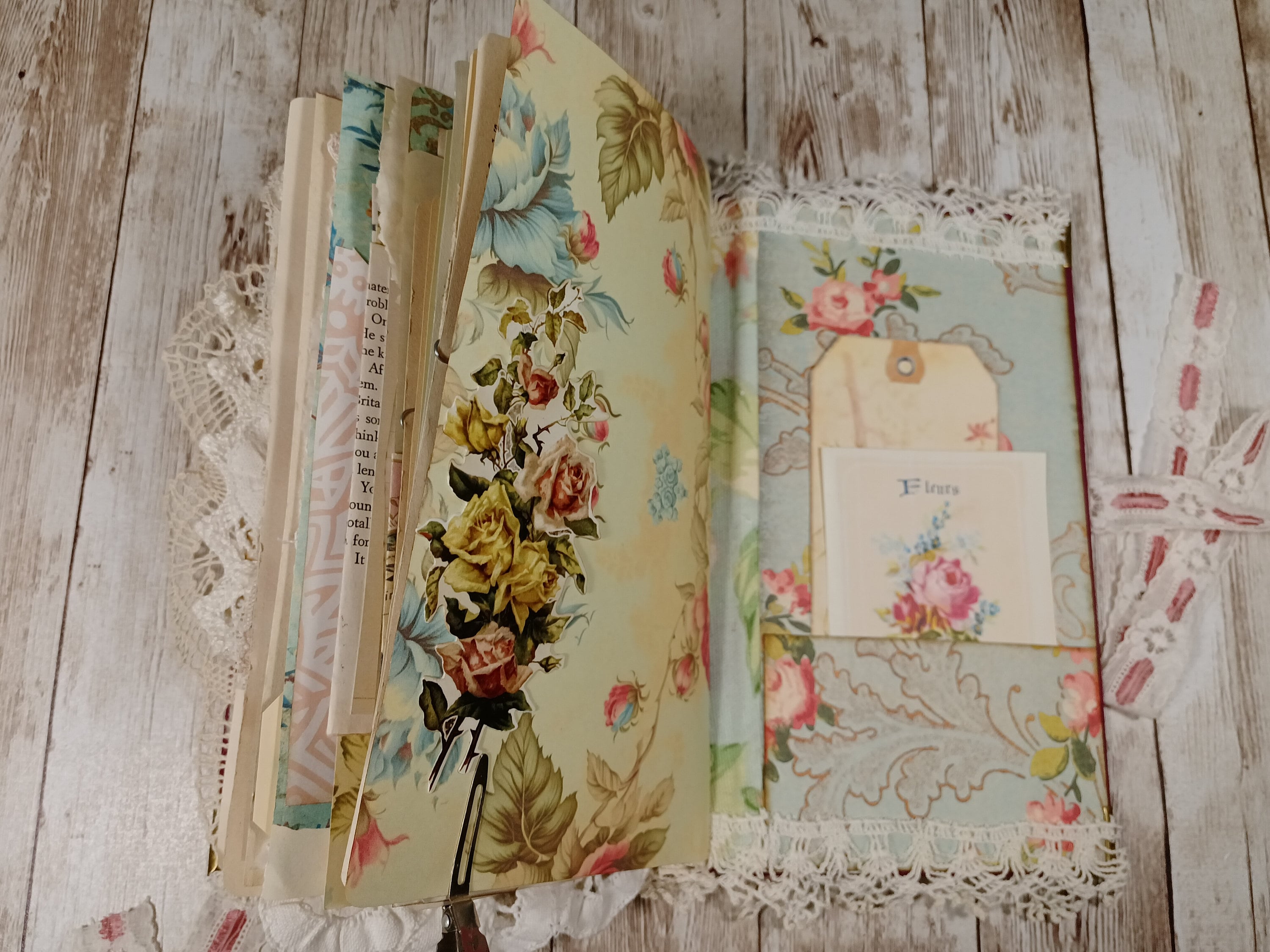 Florial French Garden Junk Journal - Etsy