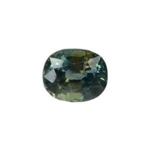 0.78 Cts  Natural Teal Blue Green  Sapphire Loose Gemstone Oval Cut