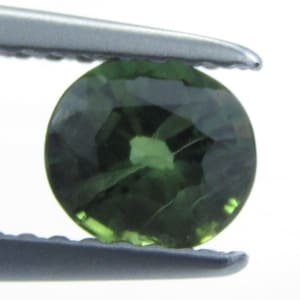 0.74 Cts Natural Teal Green Sapphire  Loose Gemstone Cushion Cut