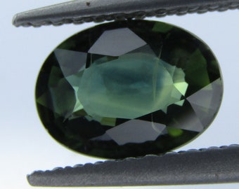 1.23 Cts Natural Teal blue Sapphire  Loose Gemstone Oval Cut