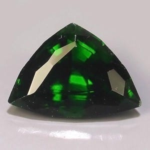 0.40 Cts Natural Tsavorite Vivid  Green Garnet Loose Gemstone Trillion Cut
