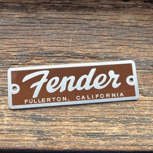 Fits Fender Aluminum Amp Plate Fender Les Paul Statocaster Telecaster
