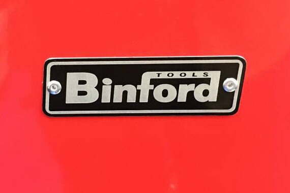Binford Tool Garage Metal Magnet – 2x6 Inches, High Quality, Made In USA, 8764