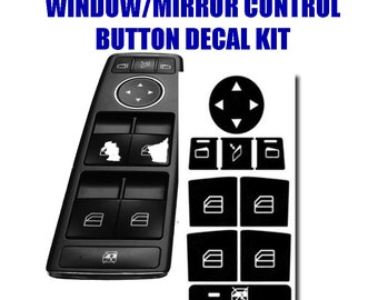 Fits Mercedes Benz Window Control Button Repair Decals