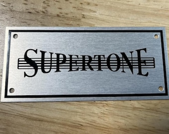 Sears Supertone Reproduction Amplifier Amp Plate