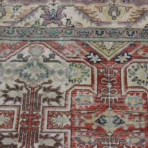 Decorative Oushak Rug, 6.5x9.7 feet,198x295 cm,Decorative Carpet Rug,Handmade Rug,Vintage Rug,Oushak Rug,Home Decor Turkish Rug image 8