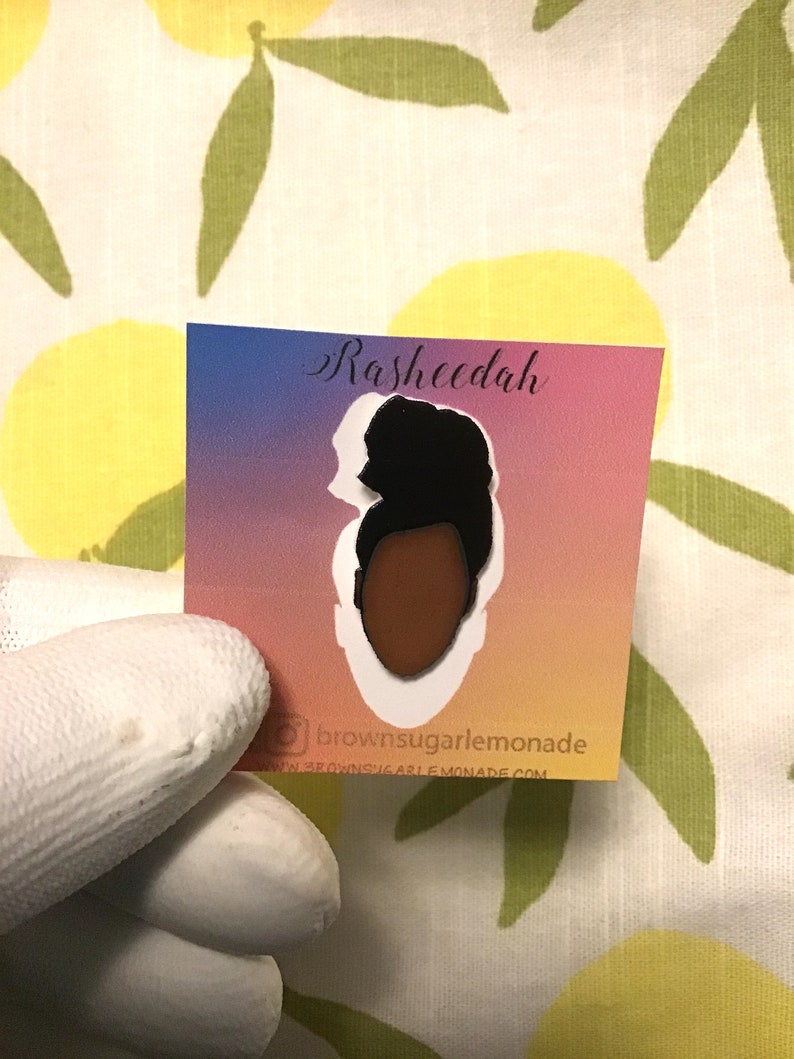 African American Woman Headwrap Pins, Decorative Pins, Pin for Jacket, Backpack Pins, Black Woman Pins, Black Owned Shop Chocolate