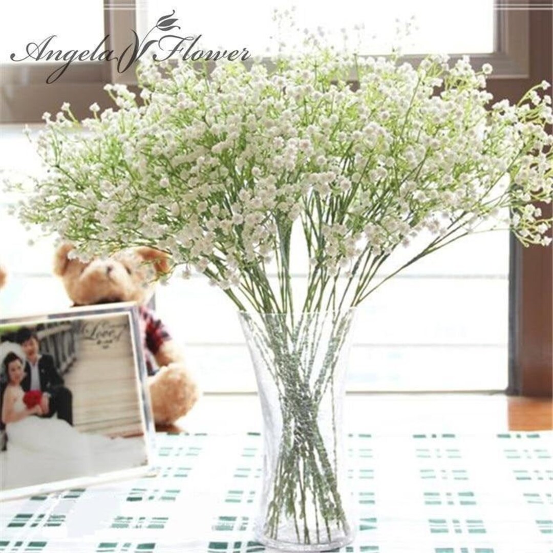 Artificial Babys Breath Bouquet / Silk Filler Flowers for Wedding