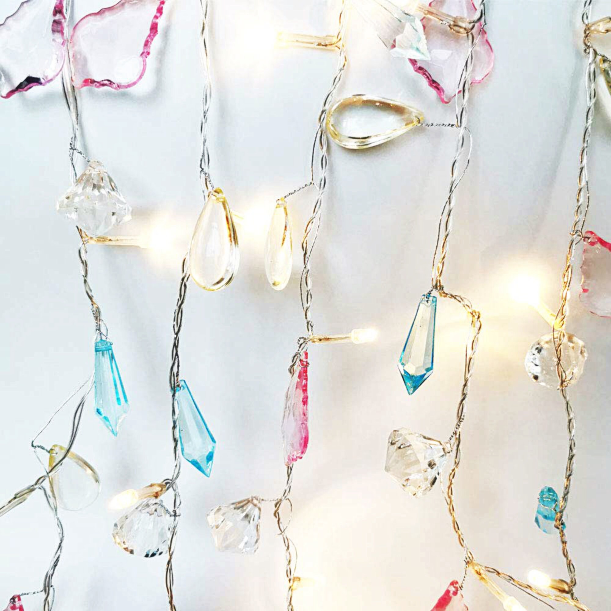 LED Fairy Garden Gem String Lights Etsy Canada