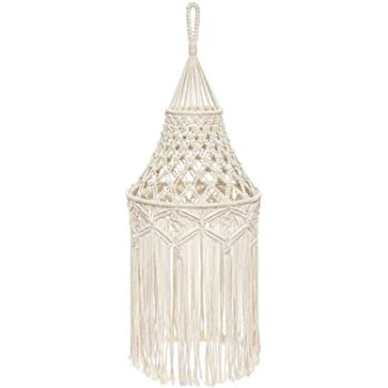 Macrame Bohemian Hanging Lantern Lamp