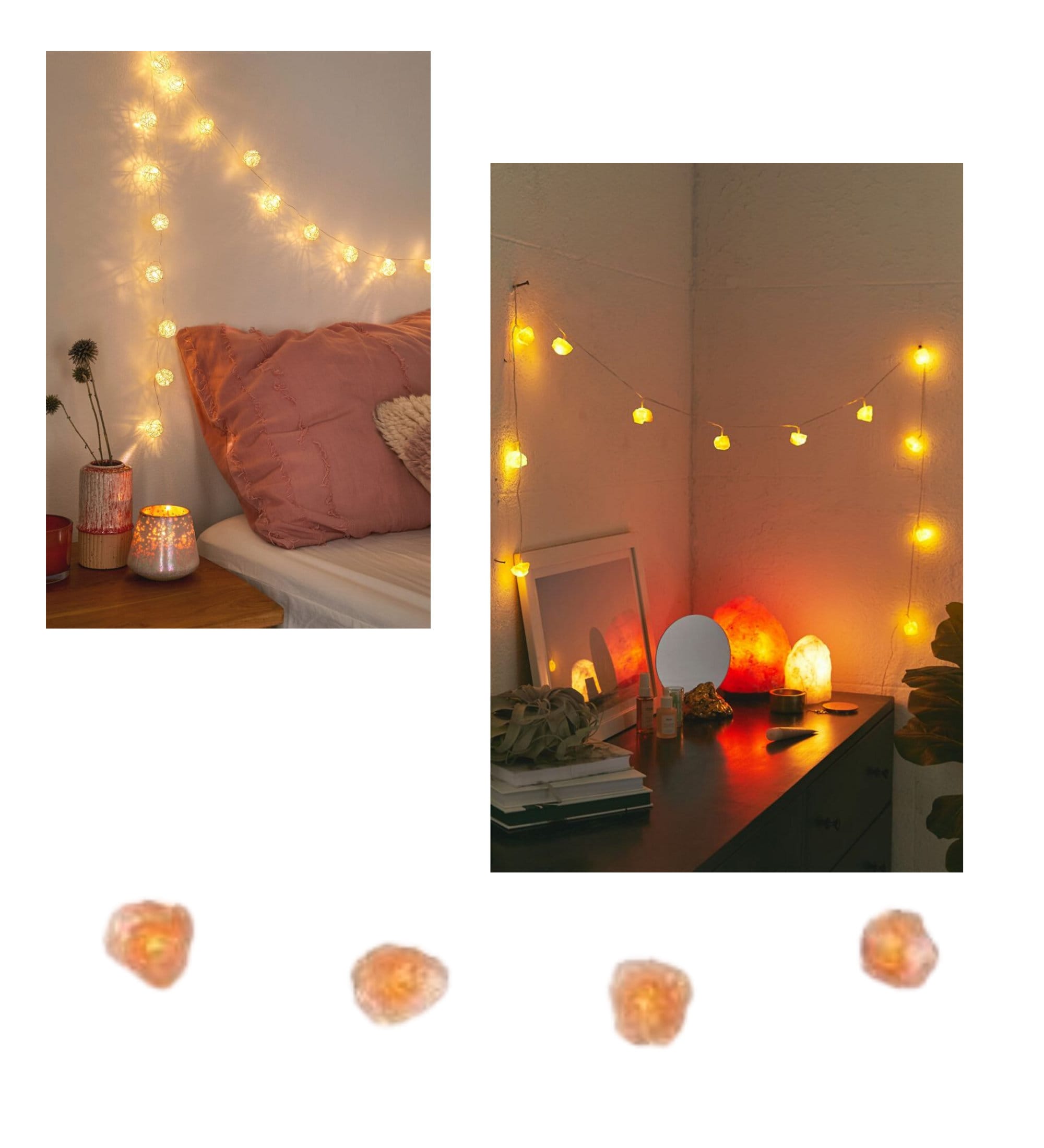 Himalayan salt on sale string lights