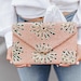 Sienna Starburst Seed Bead Crossbody Chain Clutch Boho Gift Handbag 