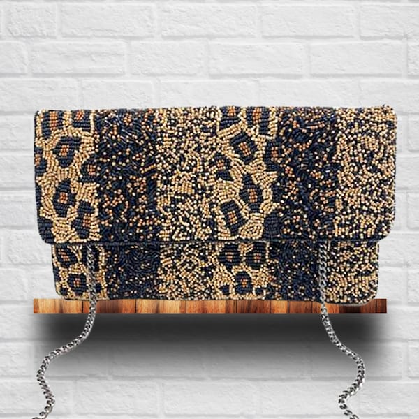 Leopard Clutch Etsy
