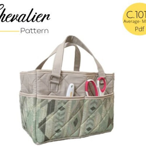 Craft Organiser Bag PDF Sewing Pattern Etsy