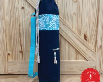 Borsa tappetino YOGA, MODELLO di cucito, File digitale, Scarica Pdf, Facile seguire passo dopo passo, Istruzioni in inglese e francese, Fai da te, Parliamo di cucito
