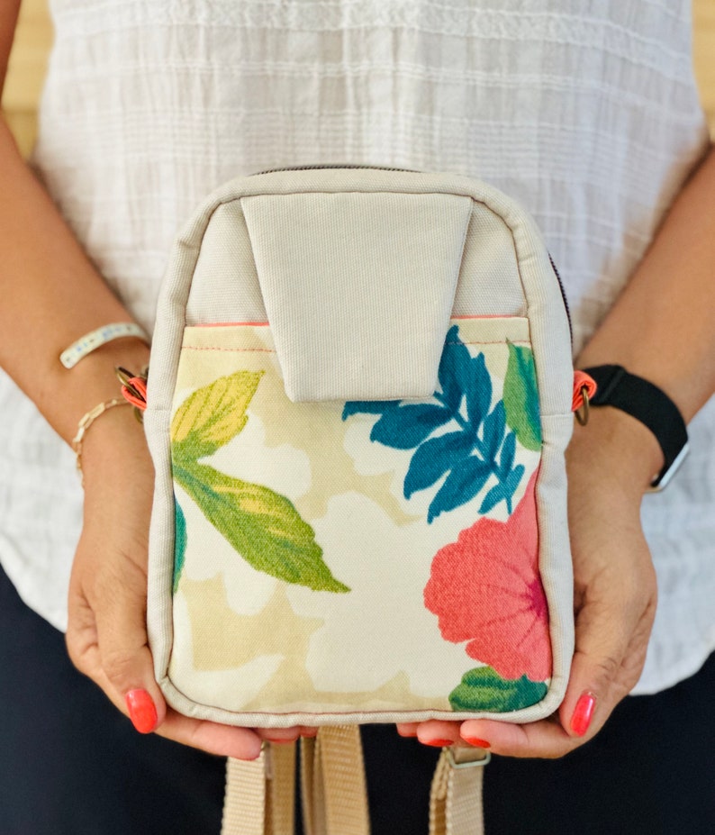 Sling Bag SEWING PATTERN, Digital File, TUTORIAL, Crossbody Strap