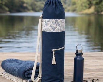 Yoga Mat Bag Sewing Pattern PDF, Digital Download, Easy Beginner Tutorial, Step-by-Step Instructions, English & French, DIY Fitness Bag