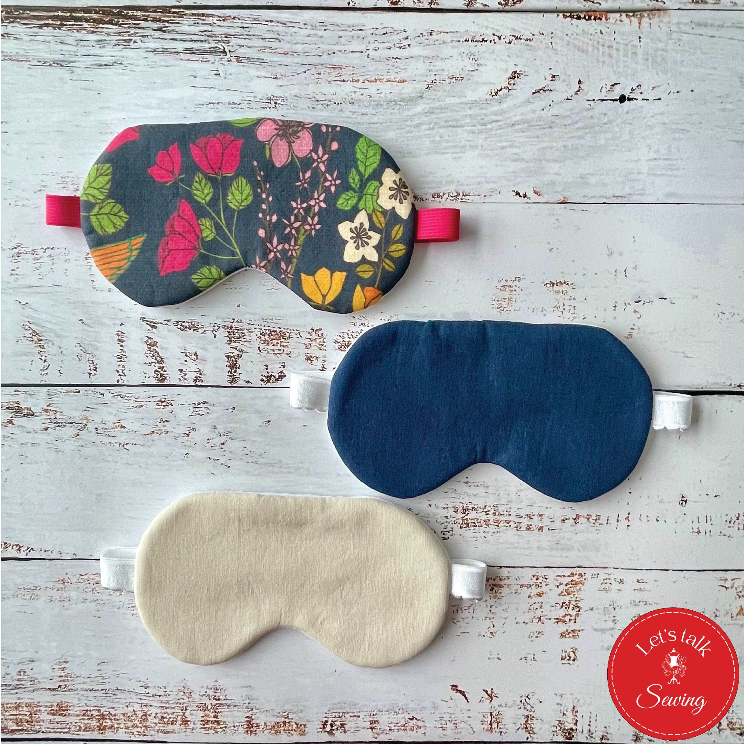 2 SIZES the Sleeping Mask Sewing Pattern Instant Download PDF
