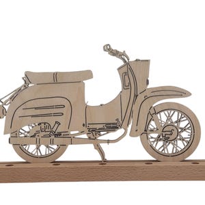 Simson Schwalbe Geldgeschenk, inkl. Gravur, perfekt für Jugendweihe, Geburtstag, Führerschein, DAS ORIGINAL-filigran und sauber gearbeitet!