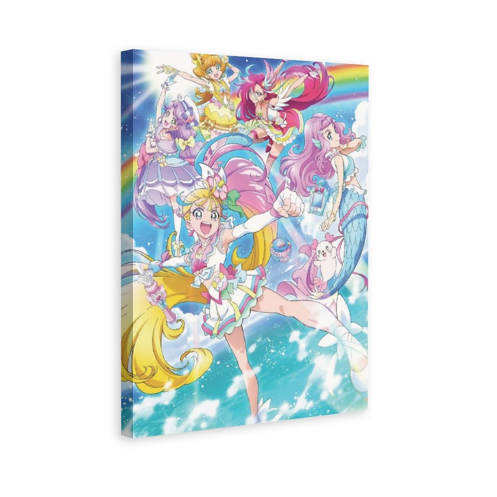 Glitter Force Anime TV Series Poster Canvas Art Poster and | Etsy
