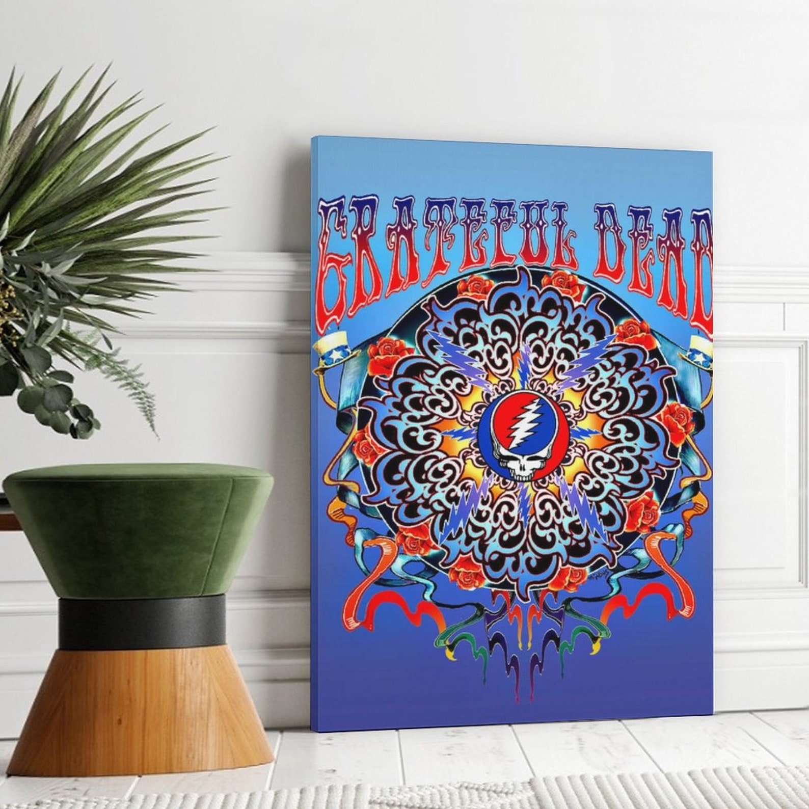 Grateful Dead Poster Vintage Poster Canvas Art Poster and Etsy